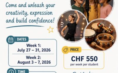 Performing Arts Camp – 27.7-31.7, 3.8-7.8